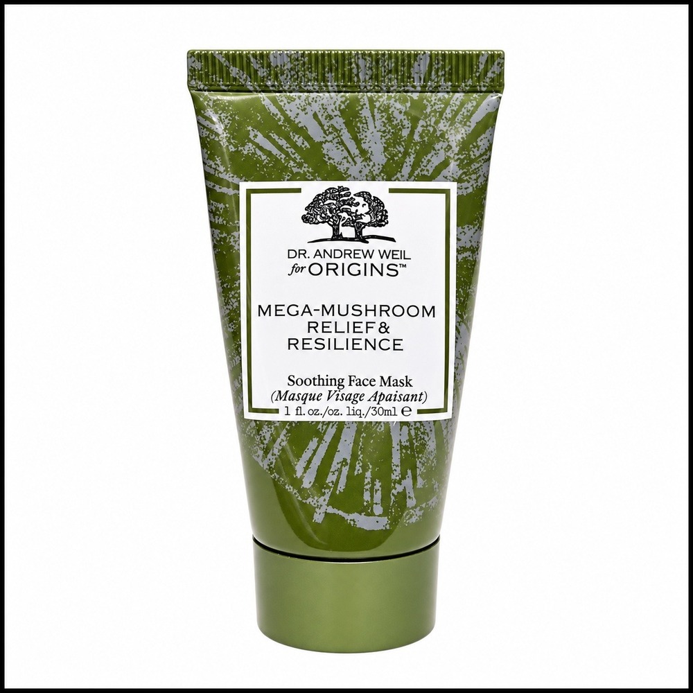 Dr Weil Origins Mega-Mushroom Relief & Resilience Soothing Face Mask 1 fl.oz. tr